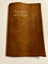 Sweetness and Light by Matthew Arnold Circa 1890's Soft Leather Covers 1st Ed. picture