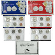 2004 Uncirculated Coin Set U.S Mint Government Packaging OGP COA picture