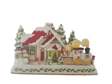 Lenox  Holiday ~ SANTA & TRAIN ~ Lit Musical Mantel Piece ~ NEW In Box picture