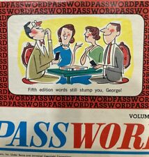 1960s PASSWORD Game by Milton Bradley - Made in USA picture
