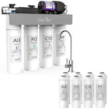 SimPure WP2-400 GPD 8 Stage UV Reverse Osmosis System Alkaline pH+ Water Filters picture