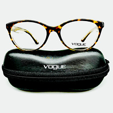 Vogue VO 2962 1916 Women Eyeglasses Demo Lenses 51-17-135mm HAVANA 100% Original picture