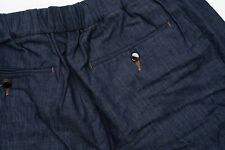 NWT FUMITO GANRYU Made in Japan Navy Denim Cotton Long Shorts 1 Fits L picture