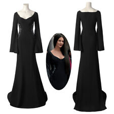 The Addams Family Morticia Addams Dress Costume Cosplay Suit picture