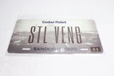 Cedar Point Sandusky Ohio License Plate Grey and Black SV-18 picture