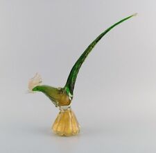 Large Murano sculpture in mouth blown art glass. Exotic bird. 1960s. picture