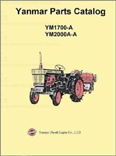 1700 2000 Tractor Service Parts Manual Fits Yanmar YM1700-A YM2000A-A picture