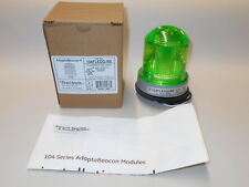 New Edwards Signaling AdaptaBeacon 104FLEDG-N5 Flashing LED Light, Green, 120VAC picture
