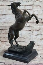 P.J Mene's Signature Artwork Rearing Horse Stallion Bronze Statue Sculpture picture