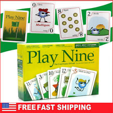 PLAY NINE 9 THE CARD GAME OF GOLF 2-6 PLAYERS FAMILY FUN BRAND NEW SEALED USA picture