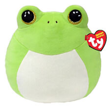 TY Beanie Squishies Plush - SNAPPER the Frog (10 inch) - MWMTs Stuffed Toy picture