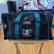 Vintage Mighty Ducks Hockey NHL Embroider logo Duffle Bag Rare Equipment picture