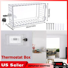 With Combination Lock Thermostat Guard Ac Lock Box Cover Thermostat on Wall US picture