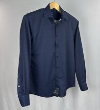 BEN SHERMAN Mens Shirt Small 14/14 1/2 32/33 Blue Button-Up Stretch Slim Fit NWT picture