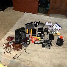 Vintage Camera Lot All Untested Lens And Mics. Buying As Is picture