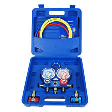 AC Manifold Gauge Set R134A R410a R134 Air Conditioning A/C Refrigeration Kit US picture