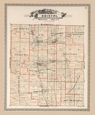 1899 Map of Bristol Township Trumbull County Ohio picture