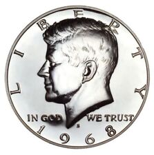 1968 S Proof Kennedy 40% Silver Half Dollar Uncirculated US Mint picture