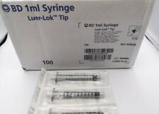 BD Syringe Sterile 1 ml Luer Lock Box of  100. USA SELLER - EXP 2025. picture