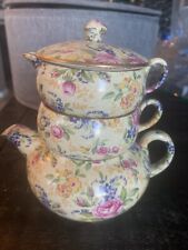 CYBER MONDAY ***** James Kent Chintz Stacking Teapot For One picture