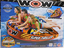 WOW Watersports Super Thriller Towable Boating Tube-1 to 3 Riders-#18-1020 picture