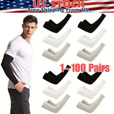 10Pair SCooling Arm Sleeves Cover UV Sun Protection Outdoor Sports For Men Women picture