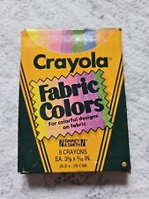 Vintage Crayola Fabric Crayons Pkg 8 Binney & Smith picture