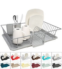 Sweet Home Collection 3-Piece Kitchen Sink Dish Drainer Set - Assorted Colors picture