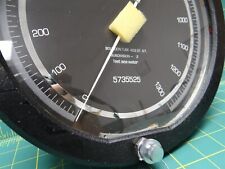 Heise Gauge, 8-1/2 Inch Dial, 0-1300 Ft of Sea Water, 1/4 NPT, 6695-01-097-5319 picture