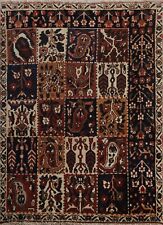 Vintage Vegetable Dye Traditional Garden Design Area Rug Hand-knotted Wool 4x5 picture
