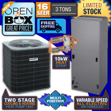 3 Ton 16 SEER AirQuest Electric 2 Stage AC & Heat Pump System w/10kW Backup Heat picture