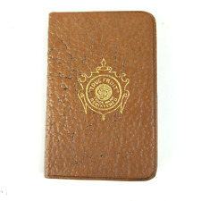 Antique 1911 True Fruit Vest Pocket Diary and Useful Information Leather Cover picture