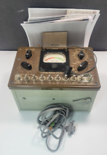 Weston Tube Tester TV-4A/U Navy Military USA Powers on Tested on O1A Tubes picture