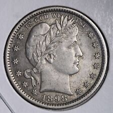 1898 Barber Quarter CHOICE UNCIRCULATED MS E733 SBE picture