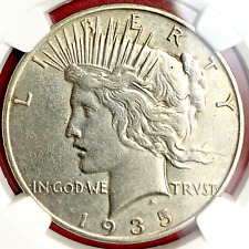 NGC-AU 1935-S PEACE DOLLAR picture