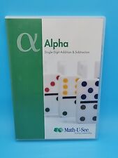 Alpha DVD- Single Digit Addition And Subtraction Math-U-See Educational 2009 picture