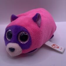 Teeny Ty Stackable RUGGER THE RACCOON Plush Toy 4