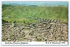San Francisco California Postcard Suburban Towns Peninsula c1960 Vintage Antique picture