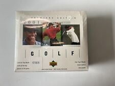 2001 Upper Deck Premiere Edition Golf New Factory Sealed Box Tiger Woods picture