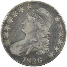 1826 Capped Bust Half Dollar AG About Good Silver 50c Coin SKU:I12929 picture