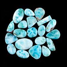 10pcs Larimar Gemstones Cabochons Loose Crystals Jewelry Making Wholesale Stones picture