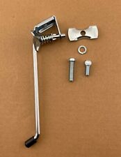 NEW GENUINE VINTAGE LOWRIDER 7-1/2 CENTER BICYCLE STEEL KICKSTAND IN CHROME. picture