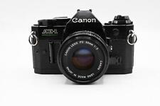 Black Canon AE-1 Program SLR Camera+50mm Lens - Rare Beauty  Tested Fast Ship picture