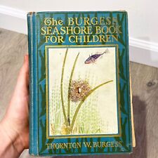 The Burgess Seashore Book for Children by Thornton W Burgess (1929) Vintage HC picture