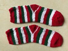 Christmas Socks Women Print Warm Winter Xmas Funny Socks Gift Red picture