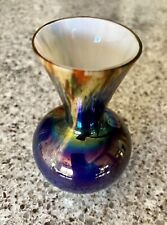 Antique Vase c1919 Wilhem Kralik Bohemian Bud Glass Iridescent Czech Gorgeous picture