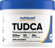 Nutricost Tudca Powder 25 Grams (Tauroursodeoxycholic Acid) - Gluten Free picture