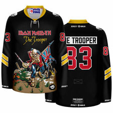 Iron Maiden The Trooper Sub Black Hockey Jersey picture