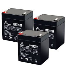 3pk: NEW ExpertBattery 12V 5AH alarm security system battery 12 volt 5 amp hour picture