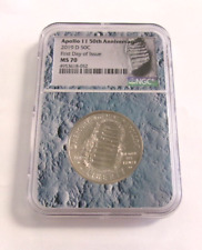2019 D Apollo 11 Commemorative Half Dollar FDOI NGC MS70 picture